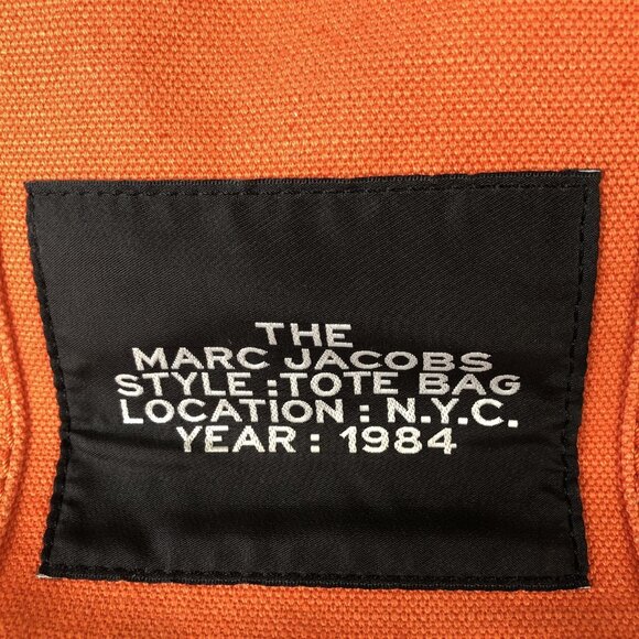 The Marc Jacobs Tote Bag Womens Orange Canvas Magda Archer Stay Fresh Crossbody - Picture 3 of 16